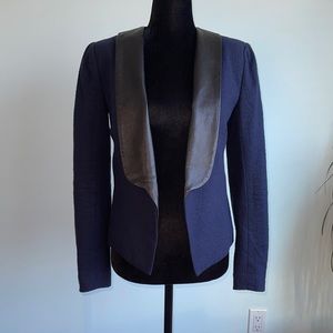 Joe’s Jean wool & leather jacket. Size XS